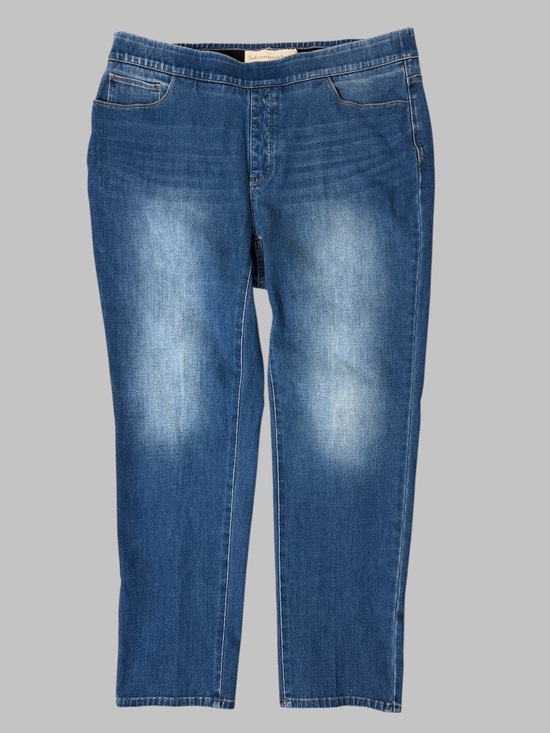 Soft Surroundings Pants - Soft Surroundings Ultimate Denim Pull-On Relaxed Fit Jeans